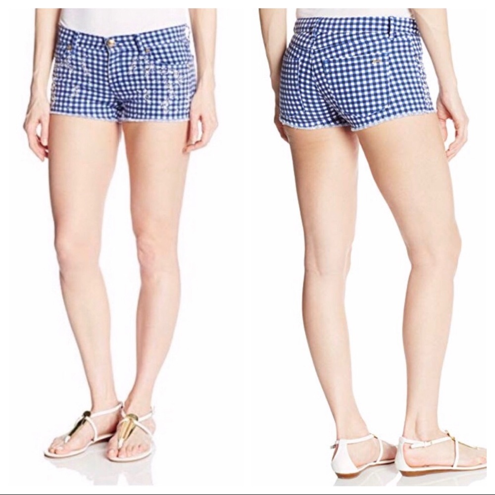 Juicy Couture Mini Gingham Shorts